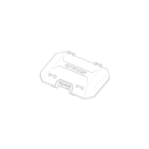 tapa aluminio shad para maleta de moto terra 203471r