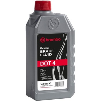 liquido de frenos brembo l04005 dot 4 premium 500 ml para sistemas abs