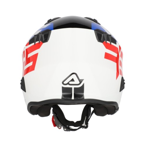casco acerbis jet aria graphic sport 22 06 color blanco azul y rojo glossy 0026602 034
