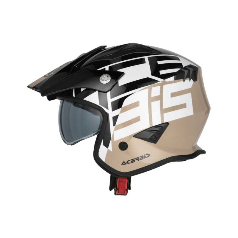 casco acerbis jet aria graphic sport 22 06 negro marron