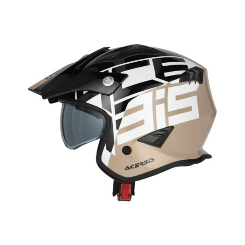 casco acerbis jet aria graphic sport 22 06 negro marron