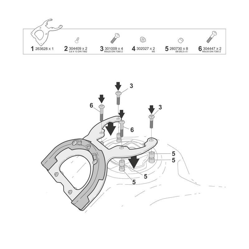 fijacion bolsa deposito click system cf moto 450mt 700mt