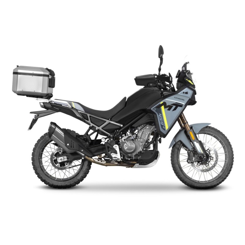 soporte maleta para cf moto 450 mt la fijacion shad top master permite montar una maleta