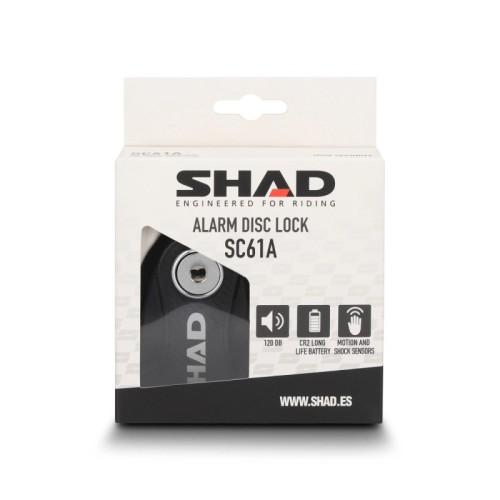 antirrobo de disco shad c0s6100a con alarma sc61a negro