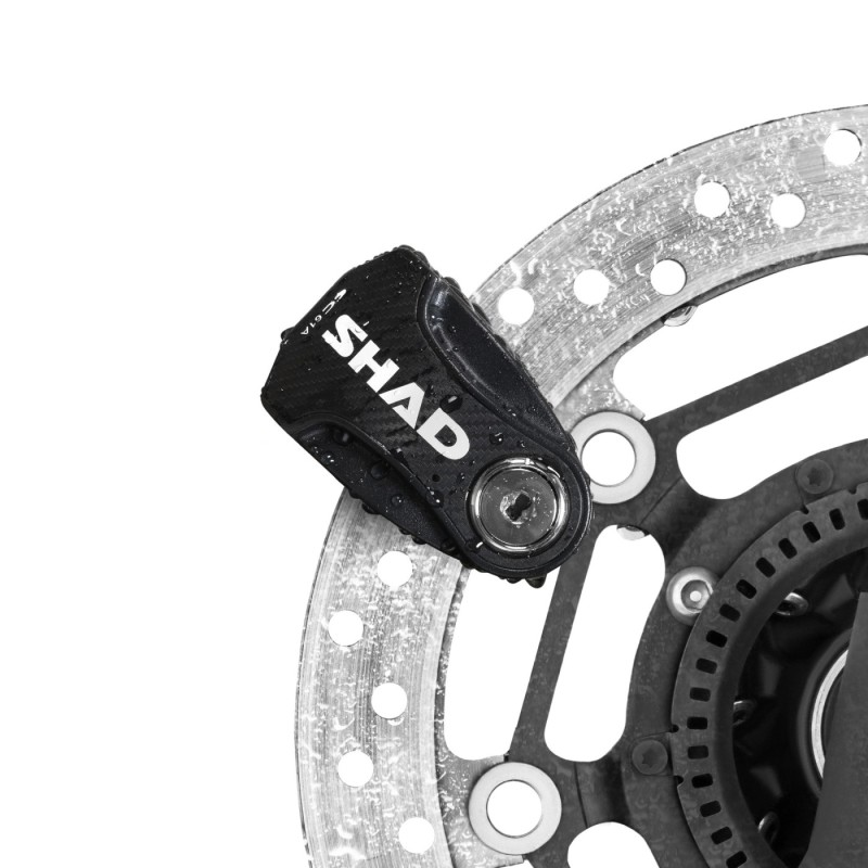 antirrobo de disco shad c0s6100a con alarma sc61a negro