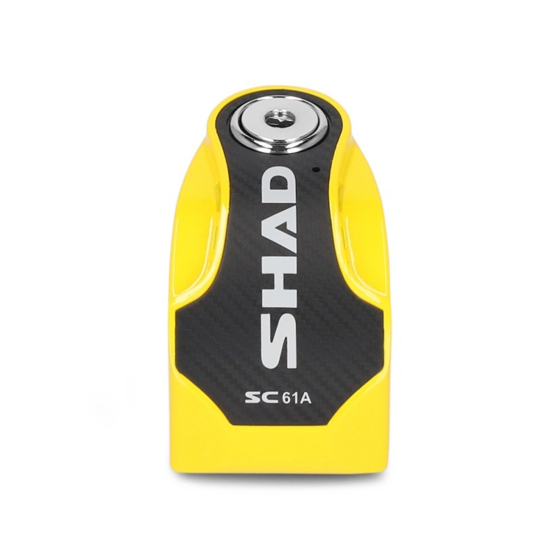 antirrobo de disco shad c0s6103a con alarma sc61a amarillo