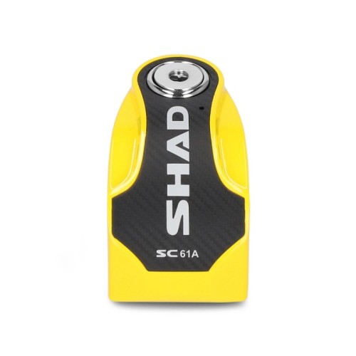 antirrobo de disco shad c0s6103a con alarma sc61a amarillo
