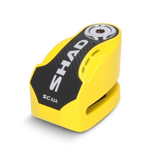 antirrobo de disco shad c0s6203a con alarma sc62a amarillo