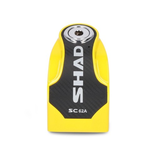 antirrobo de disco shad c0s6203a con alarma sc62a amarillo