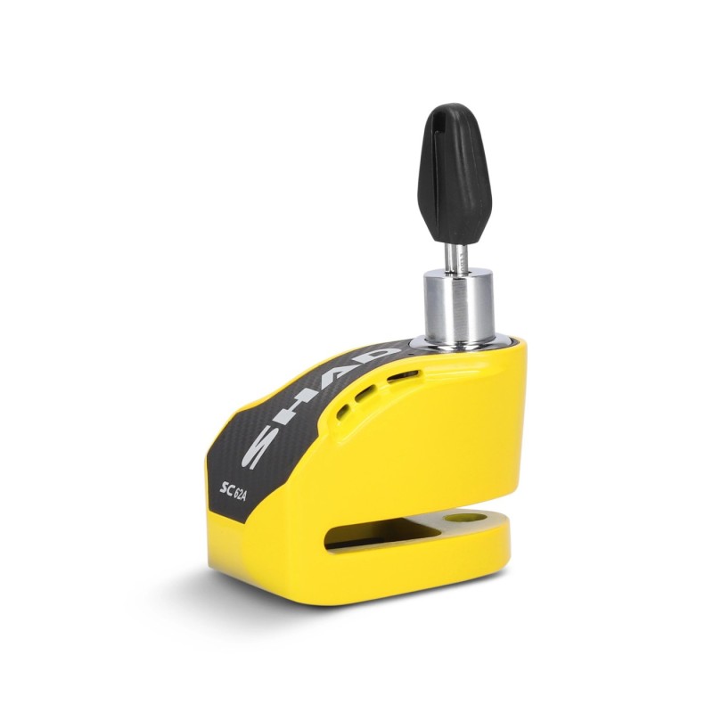 antirrobo de disco shad c0s6203a con alarma sc62a amarillo