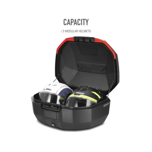 top case moto shad sh51 carbono d0b51106 baul trasero 51 litros