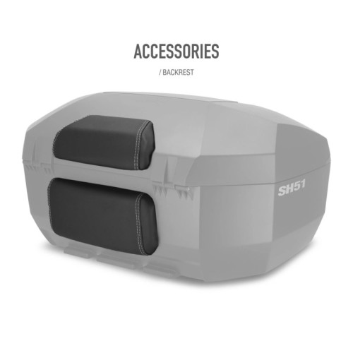 top case moto shad sh51 carbono d0b51106 baul trasero 51 litros