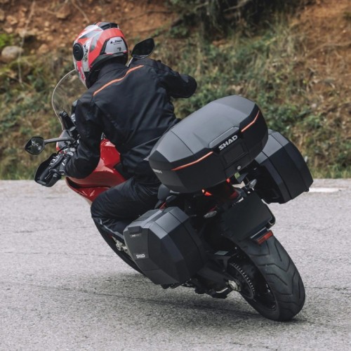 top case moto shad sh51 carbono d0b51106 baul trasero 51 litros