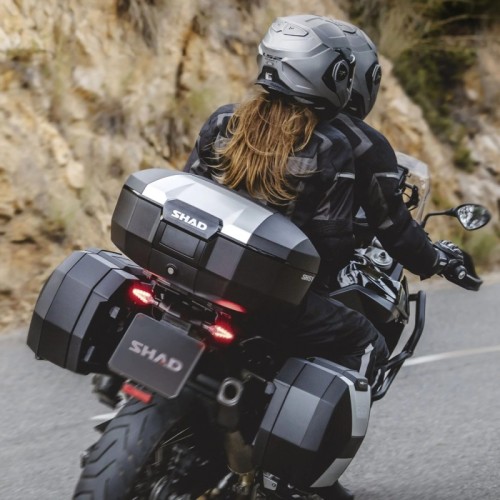 top case moto shad sh51 aluminio d0b51200 51 litros para touring y aventura