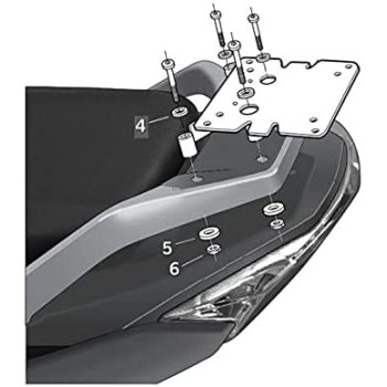 fijacion superior shad para maleta moto daelim s3 q3 125i d0s310st 2