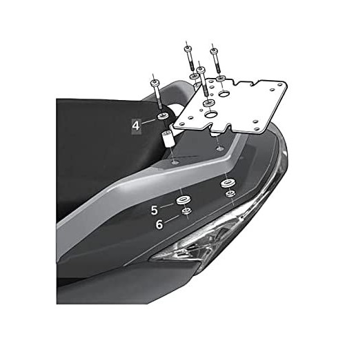fijacion superior shad para maleta moto daelim s3 q3 125i d0s310st