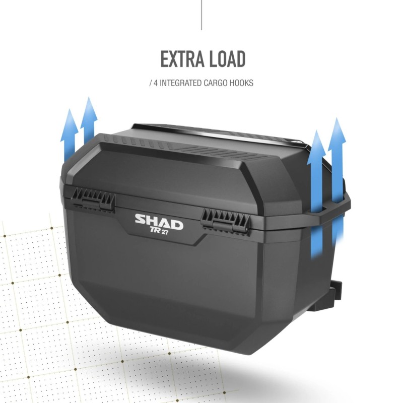 set de maletas laterales shad tr27 standard d0tr27100