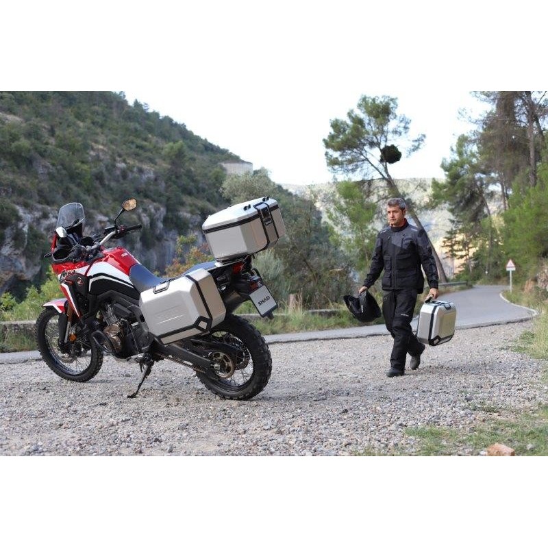 maleta moto lateral izquierda shad tr36l terra aluminio d0tr36100l
