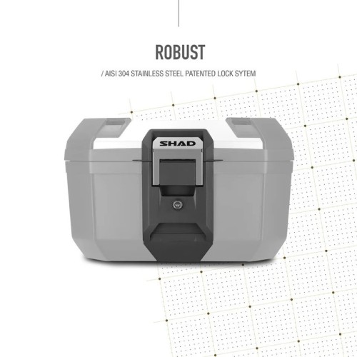 top case shad d0tr46200 tr46 terra aluminio