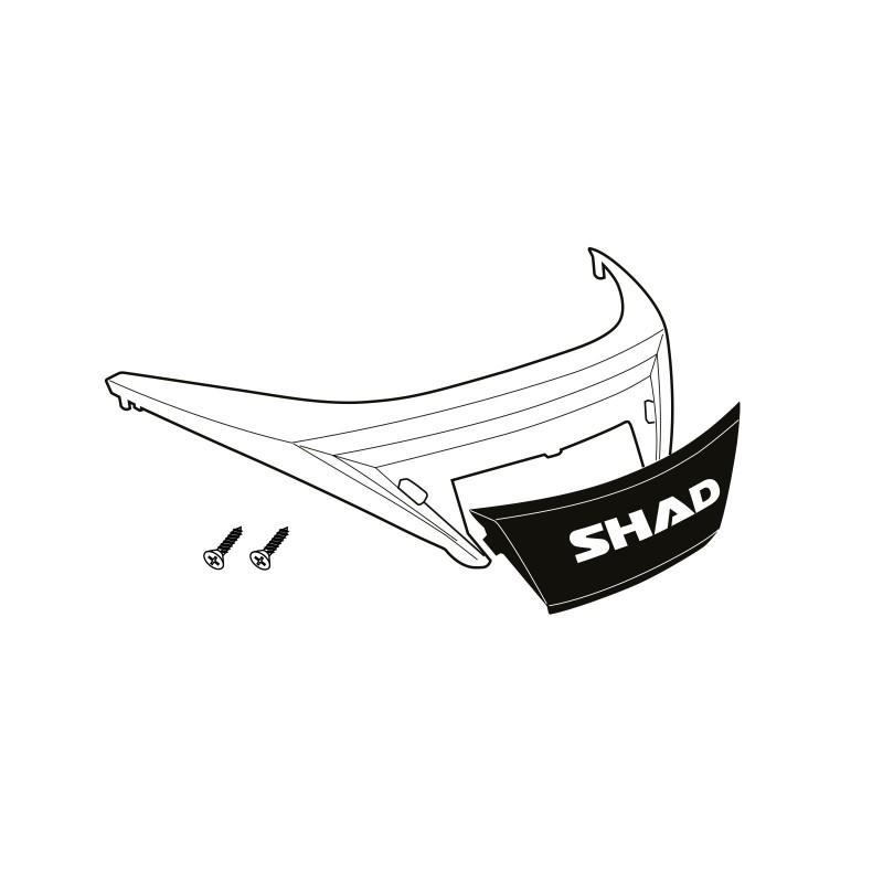 recambio catadioptico shad para maleta moto sh34 d1b341car