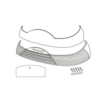 catadrioptrico rojo para moto maletas shad sh46 d1b465car