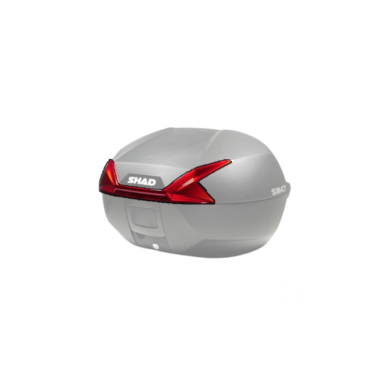 catadrioptrico rojo para moto maletas shad sh47 d1b471car