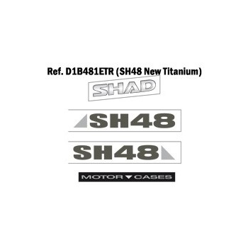 set adhesivos sh48 gris oscuro shad d1b481etr