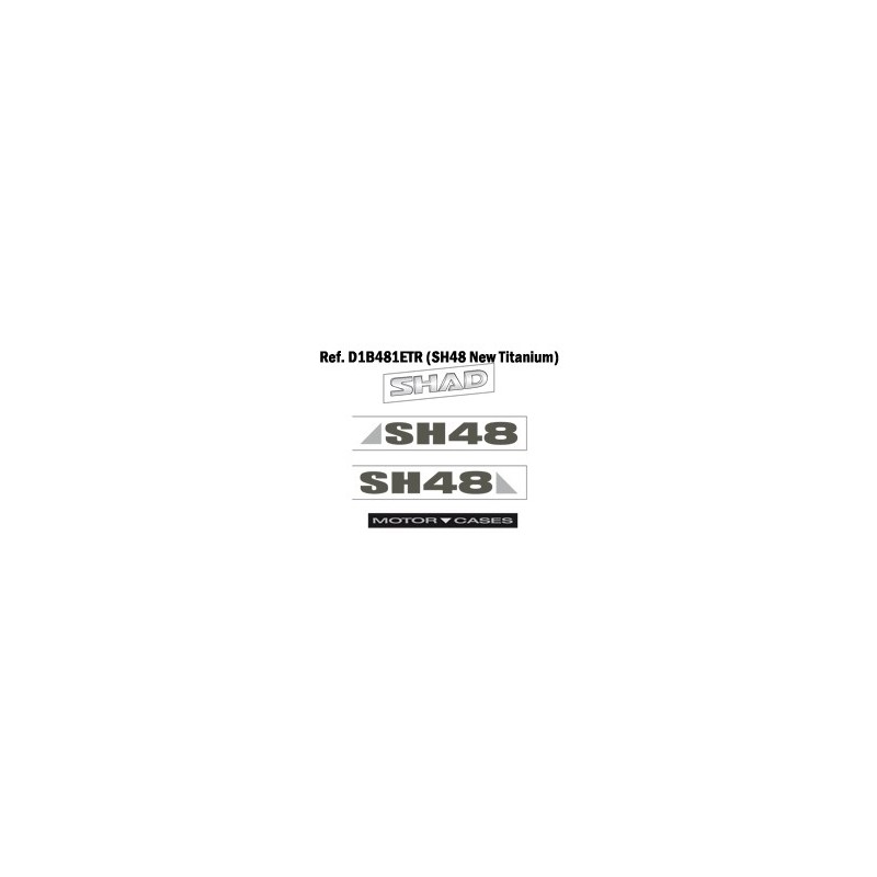 set adhesivos sh48 gris oscuro shad d1b481etr