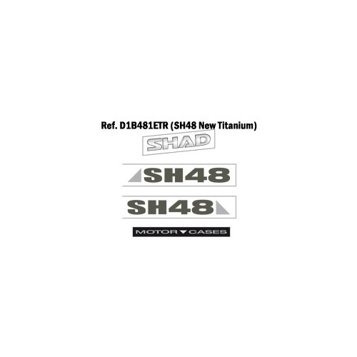 set adhesivos sh48 gris oscuro shad d1b481etr