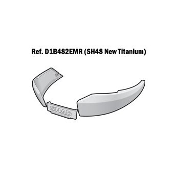recambio catadioptico shad para maleta moto sh48 gris titan d1b482emr