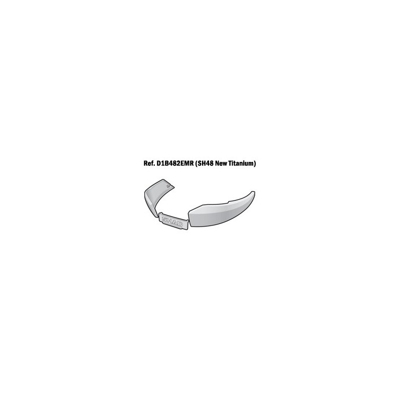 recambio catadioptico shad para maleta moto sh48 gris titan d1b482emr