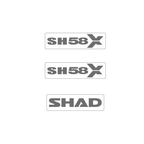 adhesivos pegatinas shad top case maleta moto sh58x d1b58etr