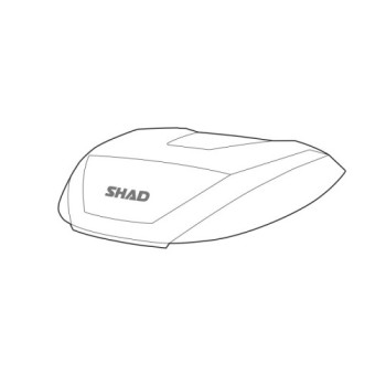 tapa completa shad maleta moto sh59x embellecedor aluminio d1b59t0r
