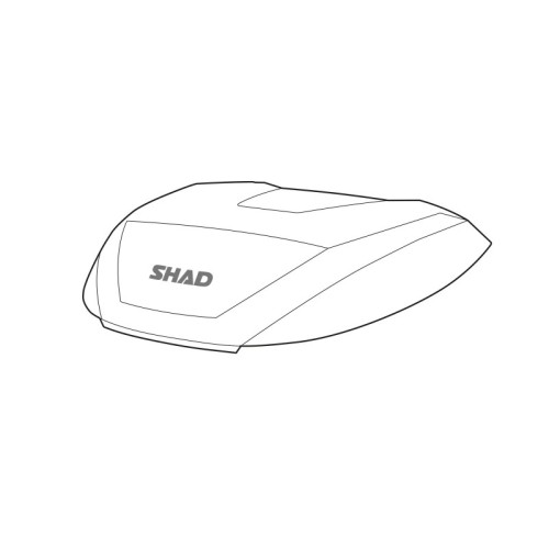tapa completa shad maleta moto sh59x embellecedor aluminio d1b59t0r