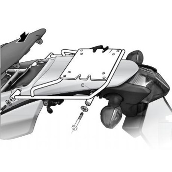 fijacion superior shad para maleta moto honda crf 250l h0cr22st