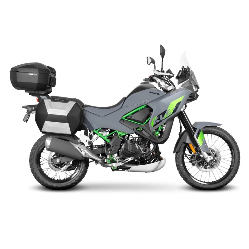 soporte lateral 3p system shad para kawasaki kle 500 modelo 2026 k0kl56if