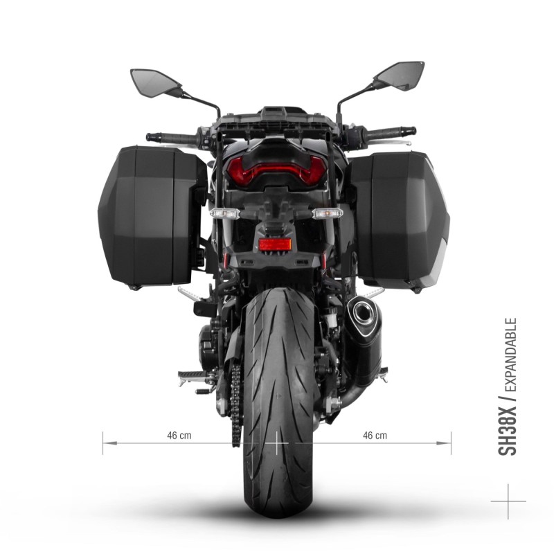 fijacion lateral 3p system shad k0z995if para kawasaki z900 2025 2026