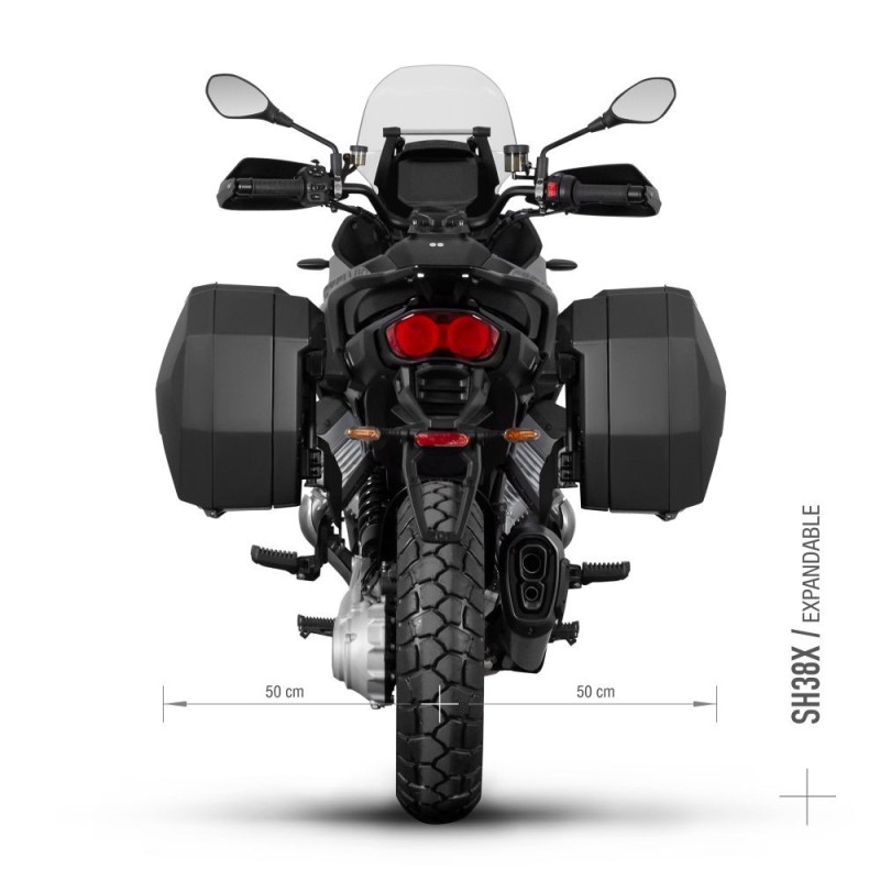 soportes para maletas shad 3p system moto guzzy stelvio 1000 24 m0st14if