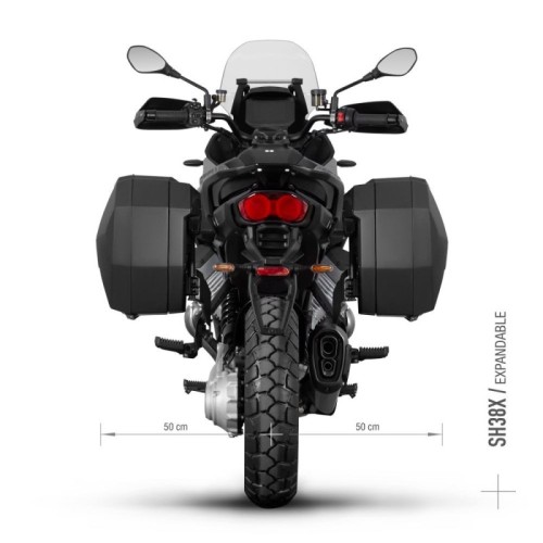 soportes para maletas shad 3p system moto guzzy stelvio 1000 24 m0st14if