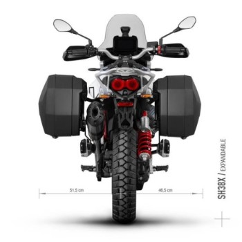 shad m0vt84if 3p system fijacion lateral moto guzzi v85 tt v85 tt travel 2