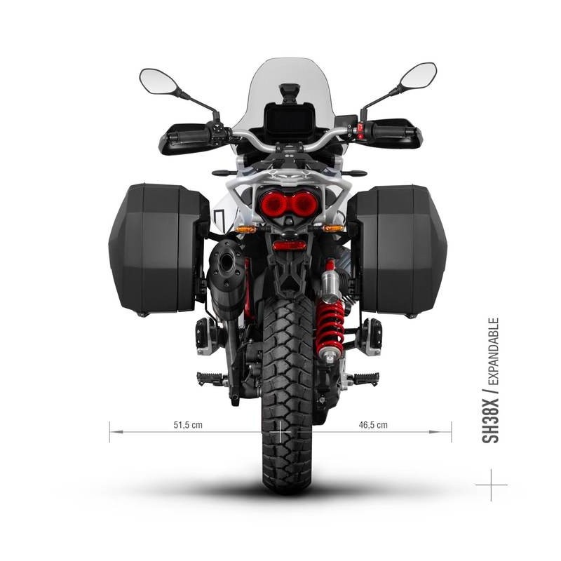 shad m0vt84if 3p system fijacion lateral moto guzzi v85 tt v85 tt travel