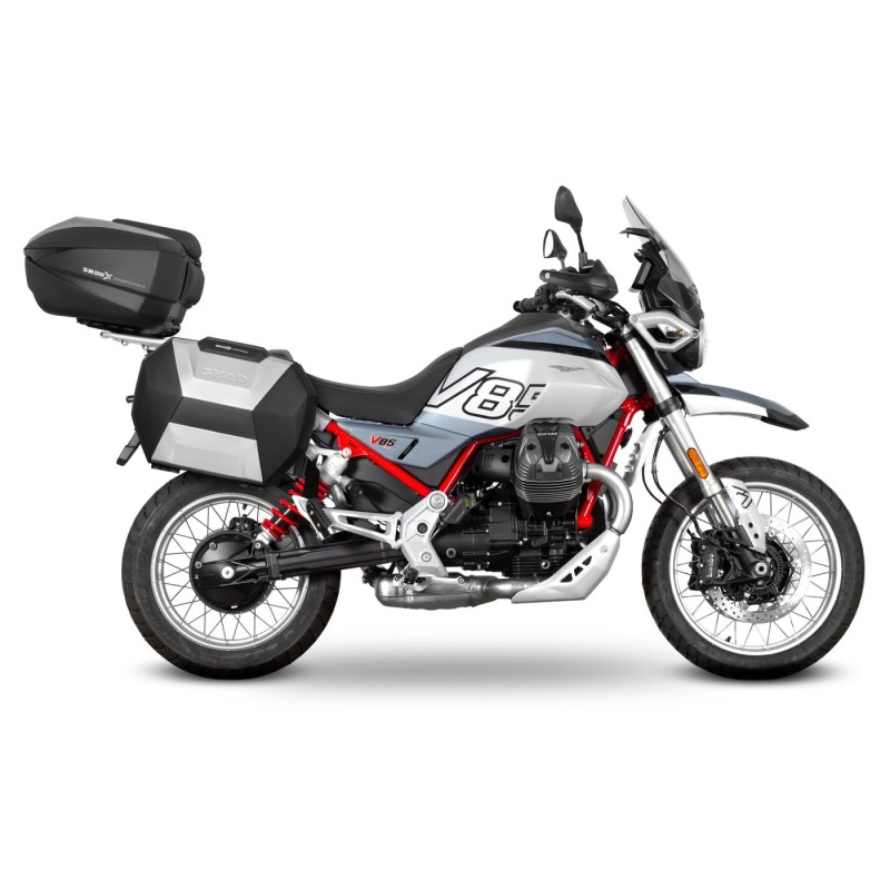 fijacion para maleta superior shad m0vt84st para moto guzzi v85 tt v85 tt travel