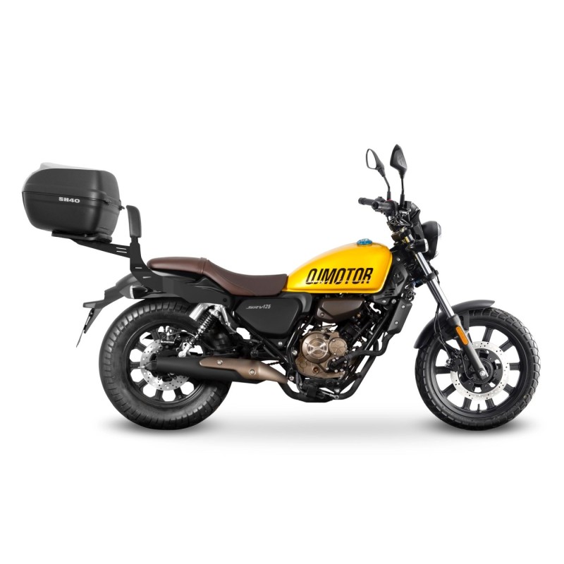 respaldo sissybar shad q0sr13sn para qj motor srv 125