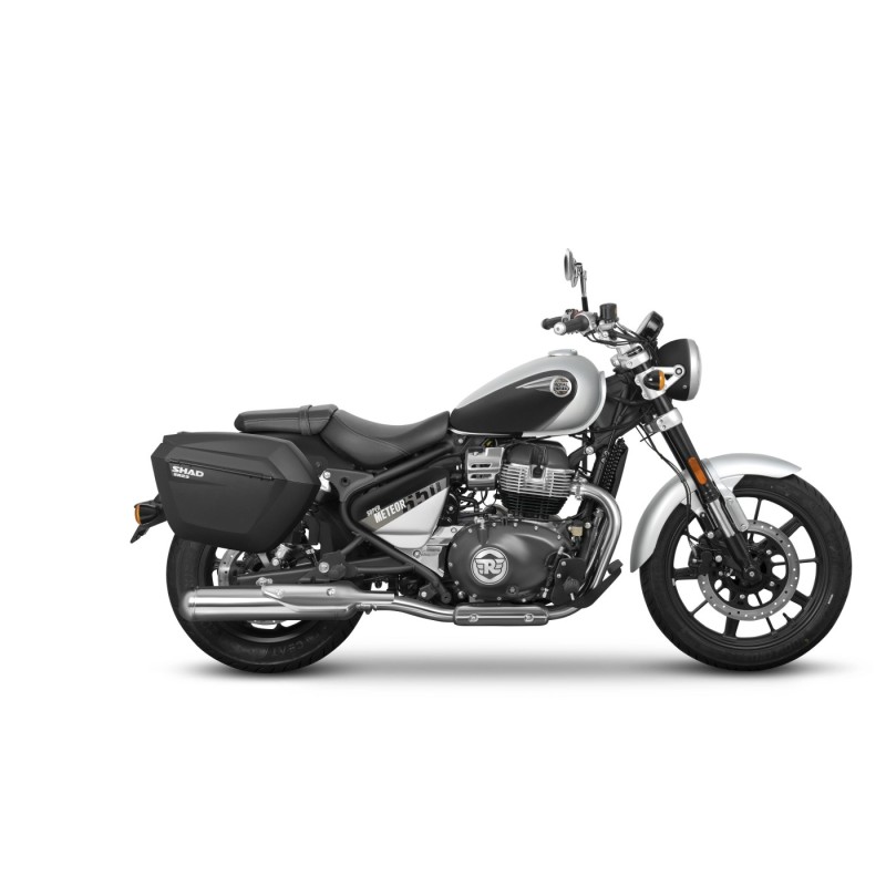 soporte de maletas laterales shad 3p system para royal enfield meteor