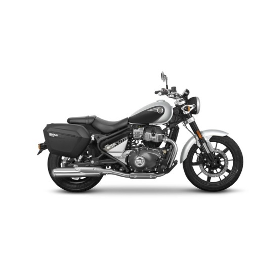 soporte de maletas laterales shad 3p system para royal enfield meteor