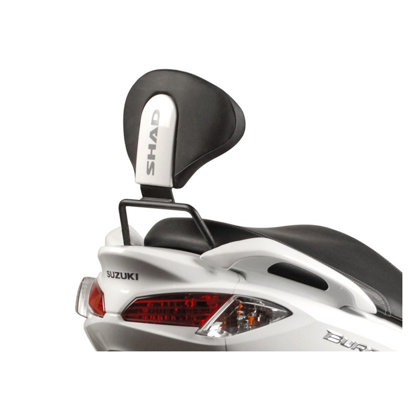 fijacion respaldo shad para moto suzuki burgman 125 s0br17rv