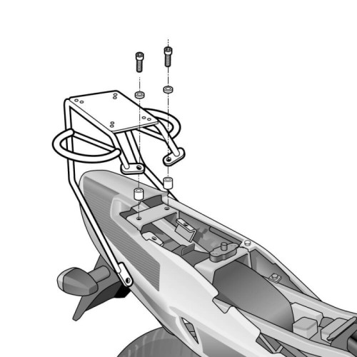 fijacion superior shad para maleta moto suzuki gs 500 s0gs51st