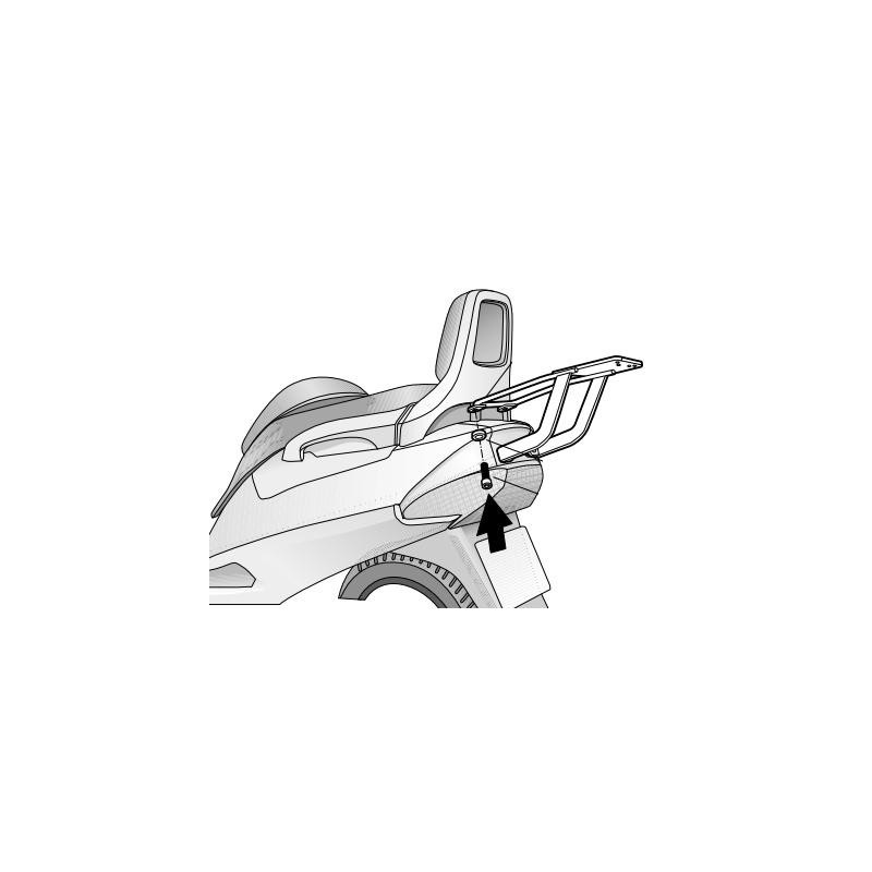 fijacion superior shad para maleta moto suzuki burgman 200 400 s0s21t