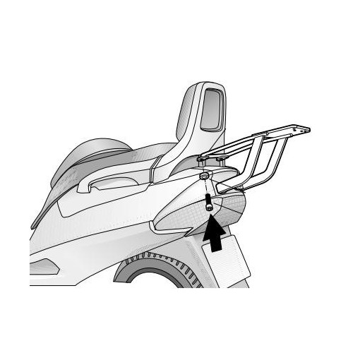 fijacion superior shad para maleta moto suzuki burgman 200 400 s0s21t