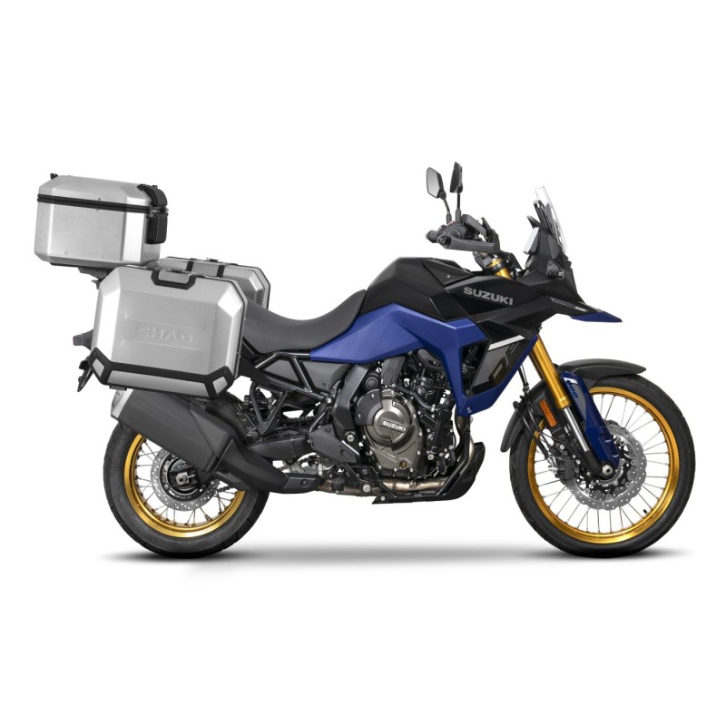 fijacion 4p system shad maleta lateral suzuki v strom 800de s0vs834p